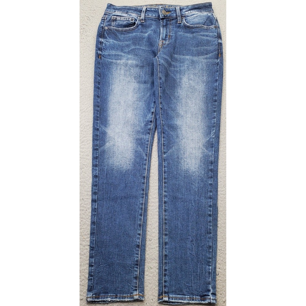 American Eagle Skinny Jeans Womens 28x30 Blue Denim Faded Extreme Flex Stretch